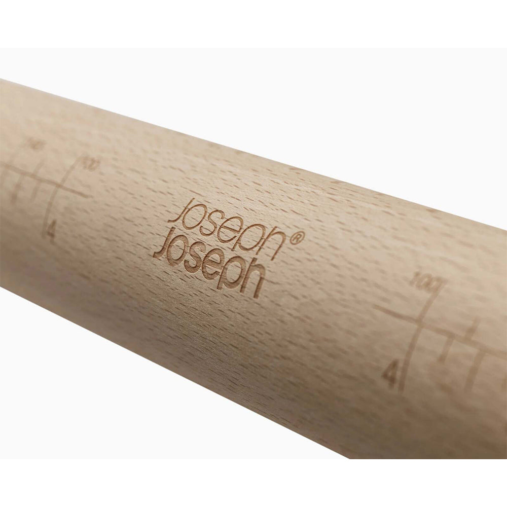 Joseph Joseph PrecisionPin 42cm Adjustable Rolling Pin Beech Roller Stick — image 3
