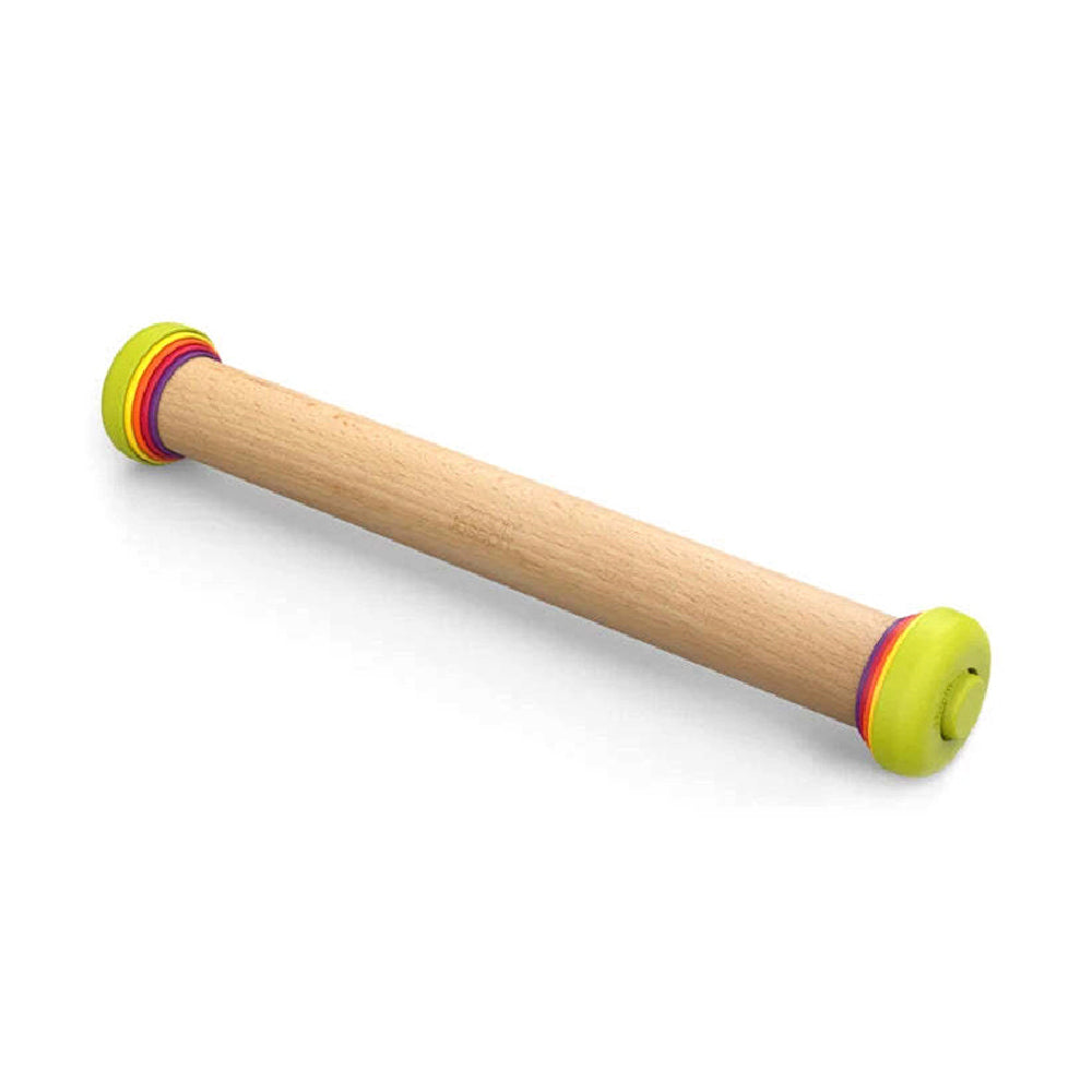 Joseph Joseph PrecisionPin 42cm Adjustable Rolling Pin Beech Roller Stick