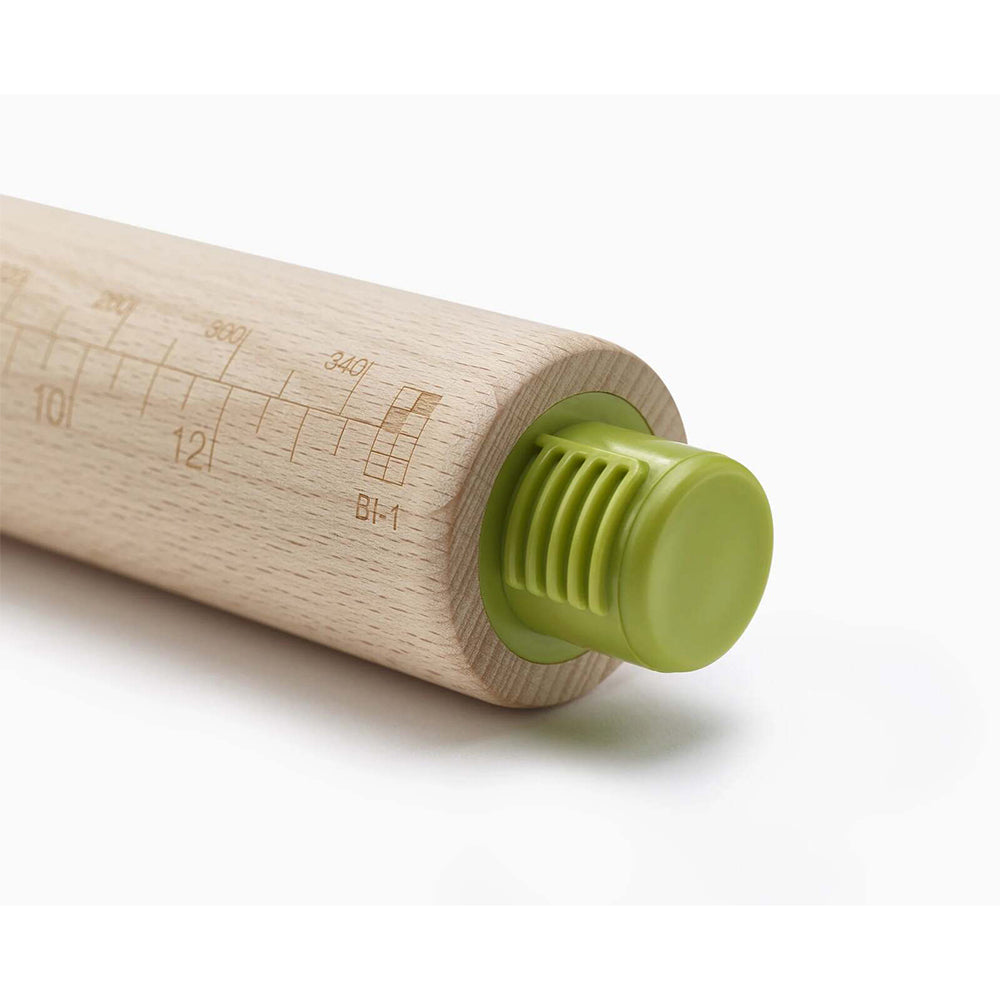 Joseph Joseph PrecisionPin 42cm Adjustable Rolling Pin Beech Roller Stick — image 4