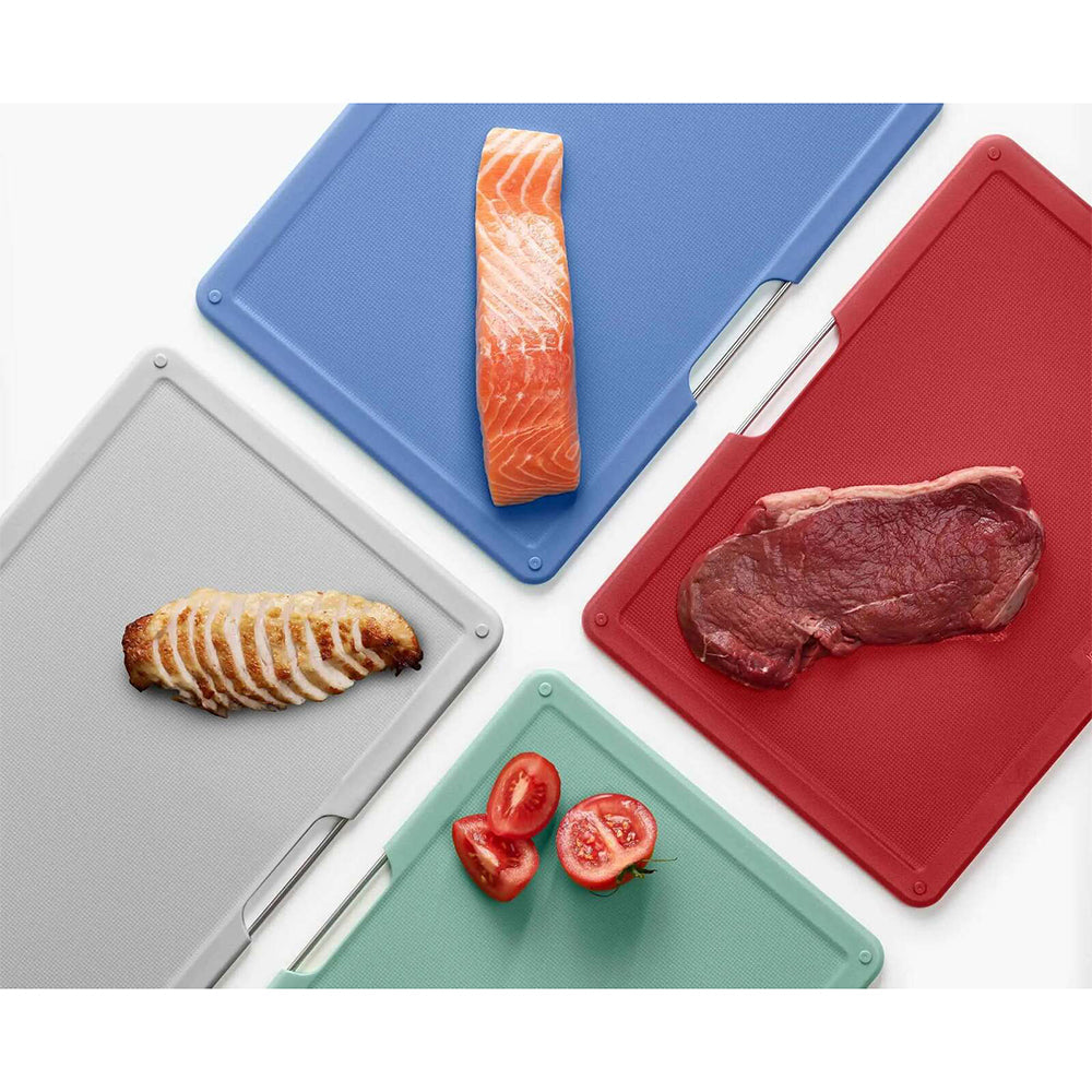 Joseph Joseph Folio Large Chopping Board w/ Storage Holder Set Silver/Coast — image 5
