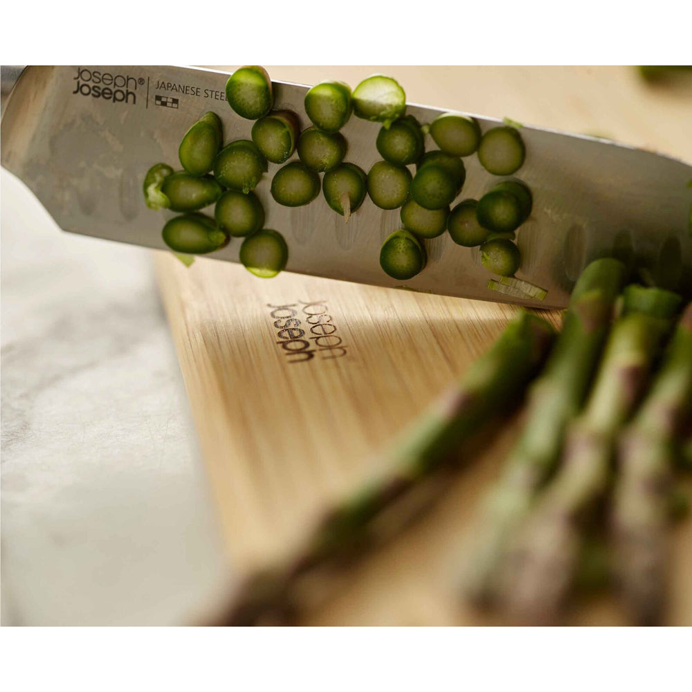Joseph Joseph Folio Steel Bamboo Chopping Cutting Board w/ Storage 38x29cm (3 Pieces) — image 2