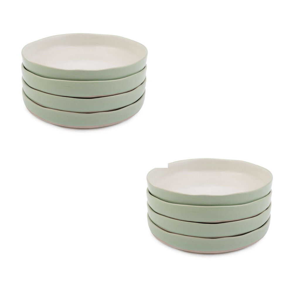 Jamie Oliver 2x 4pc Stoneware Big Love Dishy Bowl Set 22cm Durable Stone