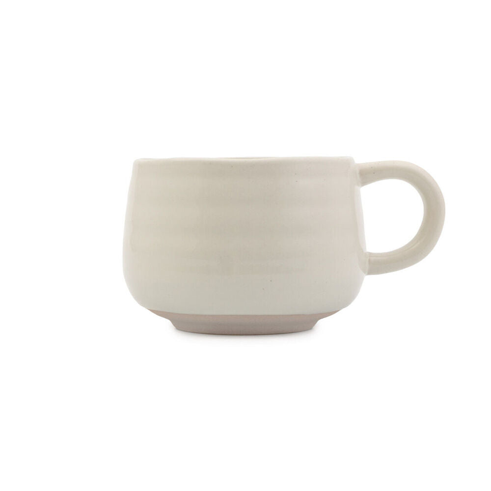 Jamie Oliver Big Love Cosy Cuppa Coffee Mug w/ Handle 375ml Stoneware White (4 Pack) — image 2