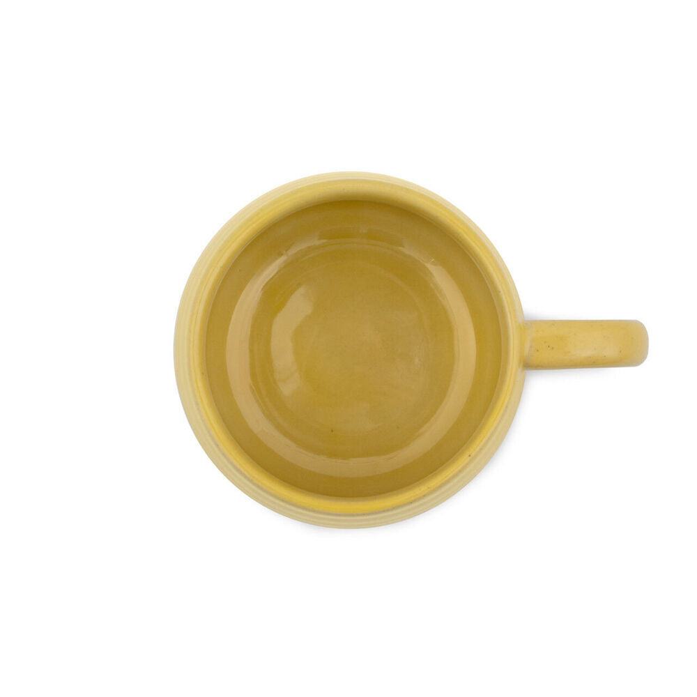 Jamie Oliver Big Love Cosy Cuppa Coffee Mug w/ Handle 375ml Stoneware Yellow (4 Pack) — image 2