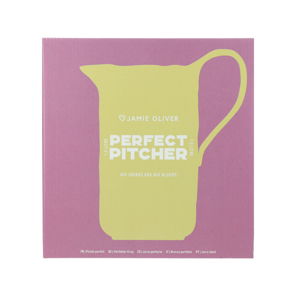 Jamie Oliver 1.5L Yellow/Cream Big Love Perfect Stoneware Base Pitcher — image 3