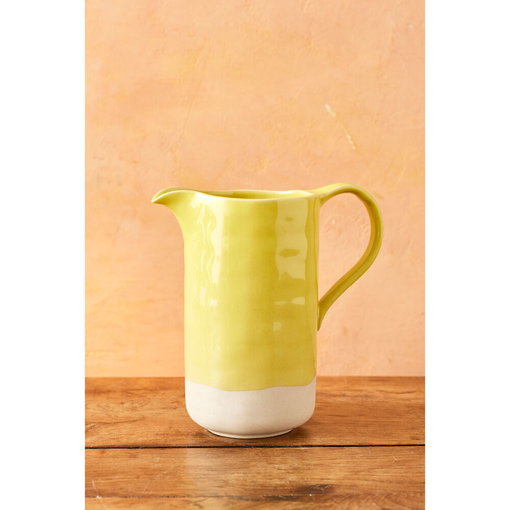 Jamie Oliver 1.5L Yellow/Cream Big Love Perfect Stoneware Base Pitcher — image 6