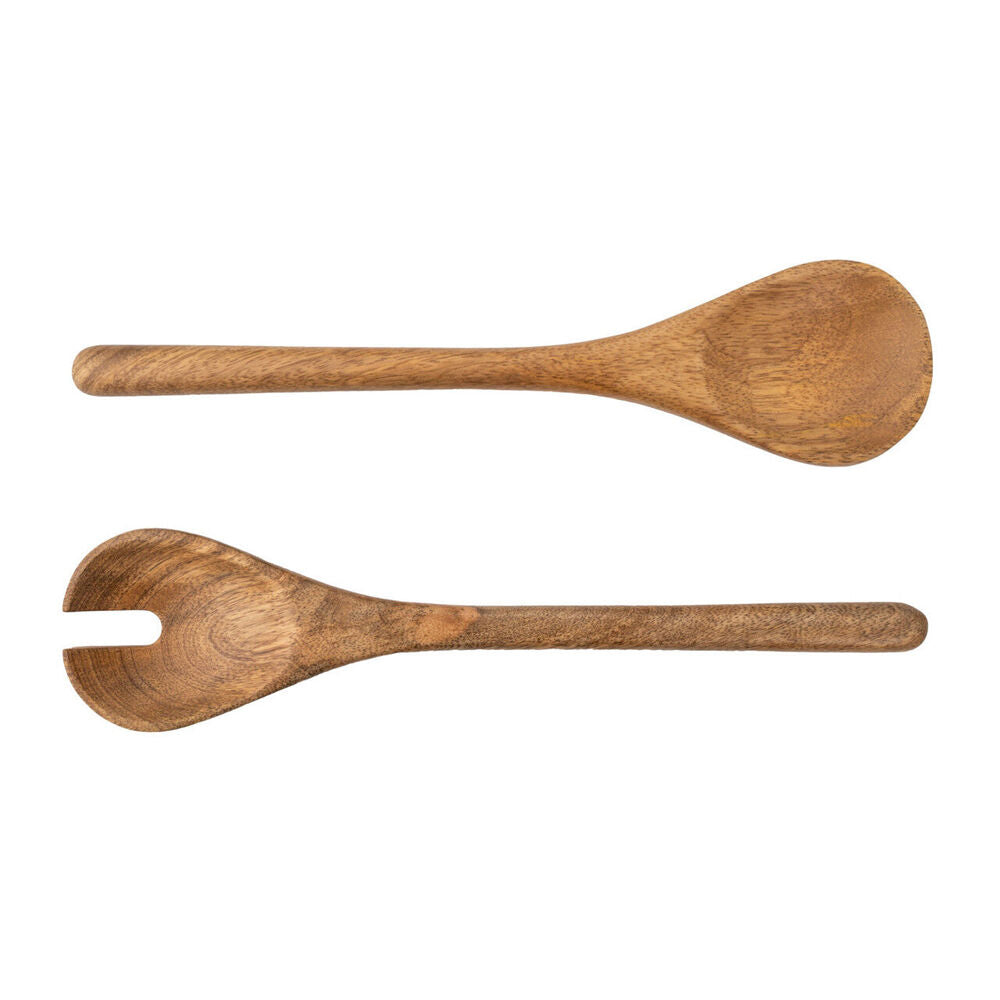 Jamie Oliver Big Love Mango Wood Salad Serving Spoon/Fork Set Brown (2 Pieces)