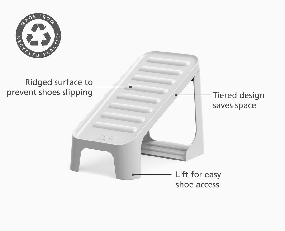 Joseph Joseph Shoe-in Single Shoe Caddy Organiser Tray/Rack 26.2cm White (2 Pieces) — image 5