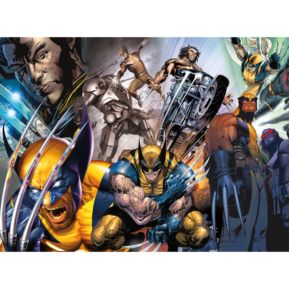 Aquarius Marvel Wolverine Collage Jigsaw Puzzle Kids Game 35x48cm (500 Pieces)