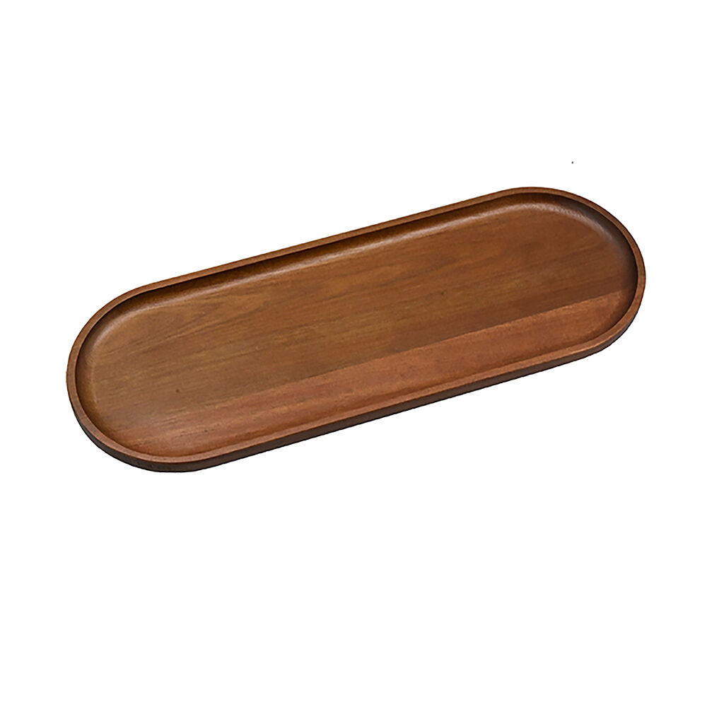 NF Living Acacia Long Platter 40x15cm Wood Natural Dinnerware/Serveware Brown