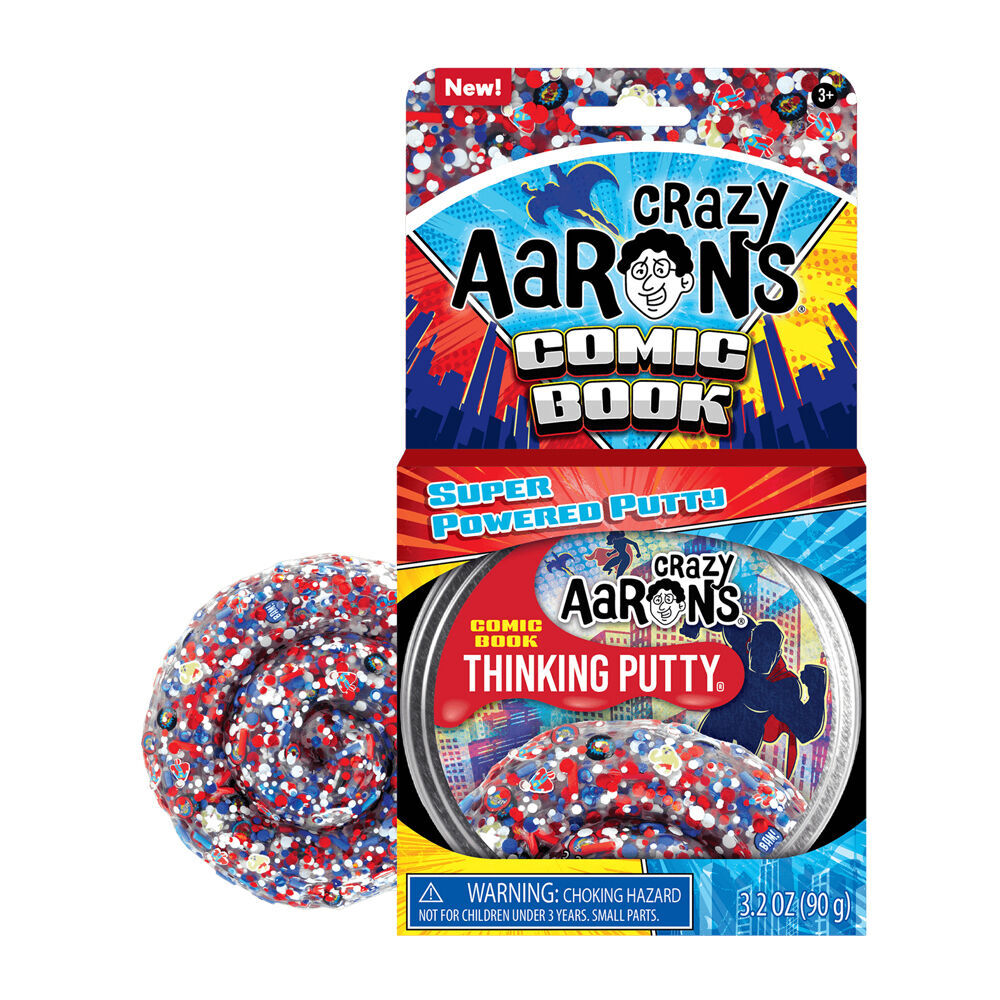 Crazy Aarons Thinking Putty Trendsetters Comic Book Fidget Kids Toy 3y+ (2 Pack) — image 2