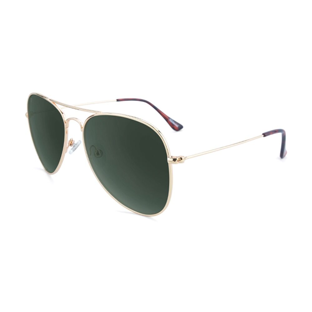 Knockaround Gold/Aviator Green Mile Highs Sunglasses Impact Resistant UV400