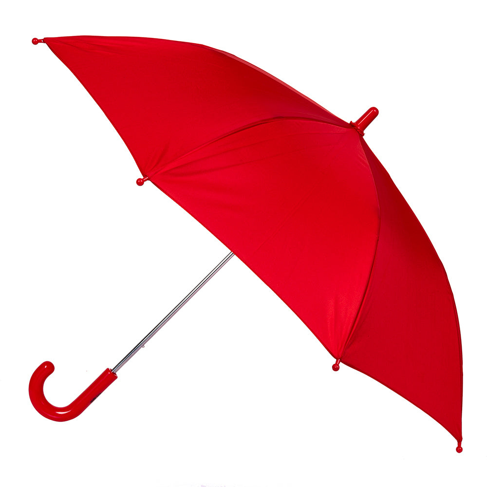 Clifton Kids Safe 78.5cm Wind Resistant Umbrella UPF50+ UV Sun/Rain Shade Red