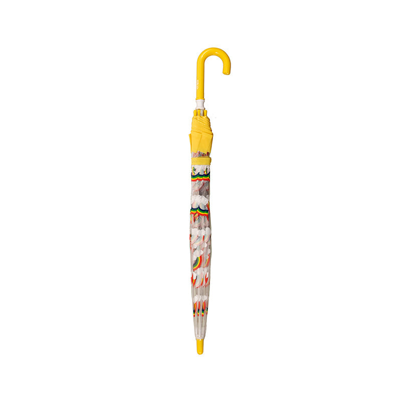 Clifton Kids 67cm Clear PVC Dome/Birdcage Umbrella/Shade Wind Resistant Rainbow — image 2