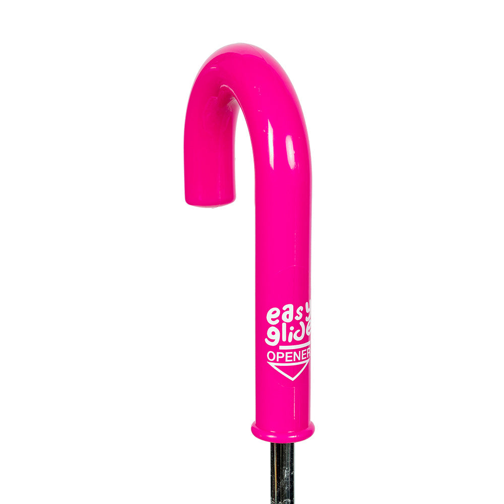 Clifton Kids 67cm Clear PVC Dome/Birdcage Umbrella Wind Resistant Pink Border — image 3