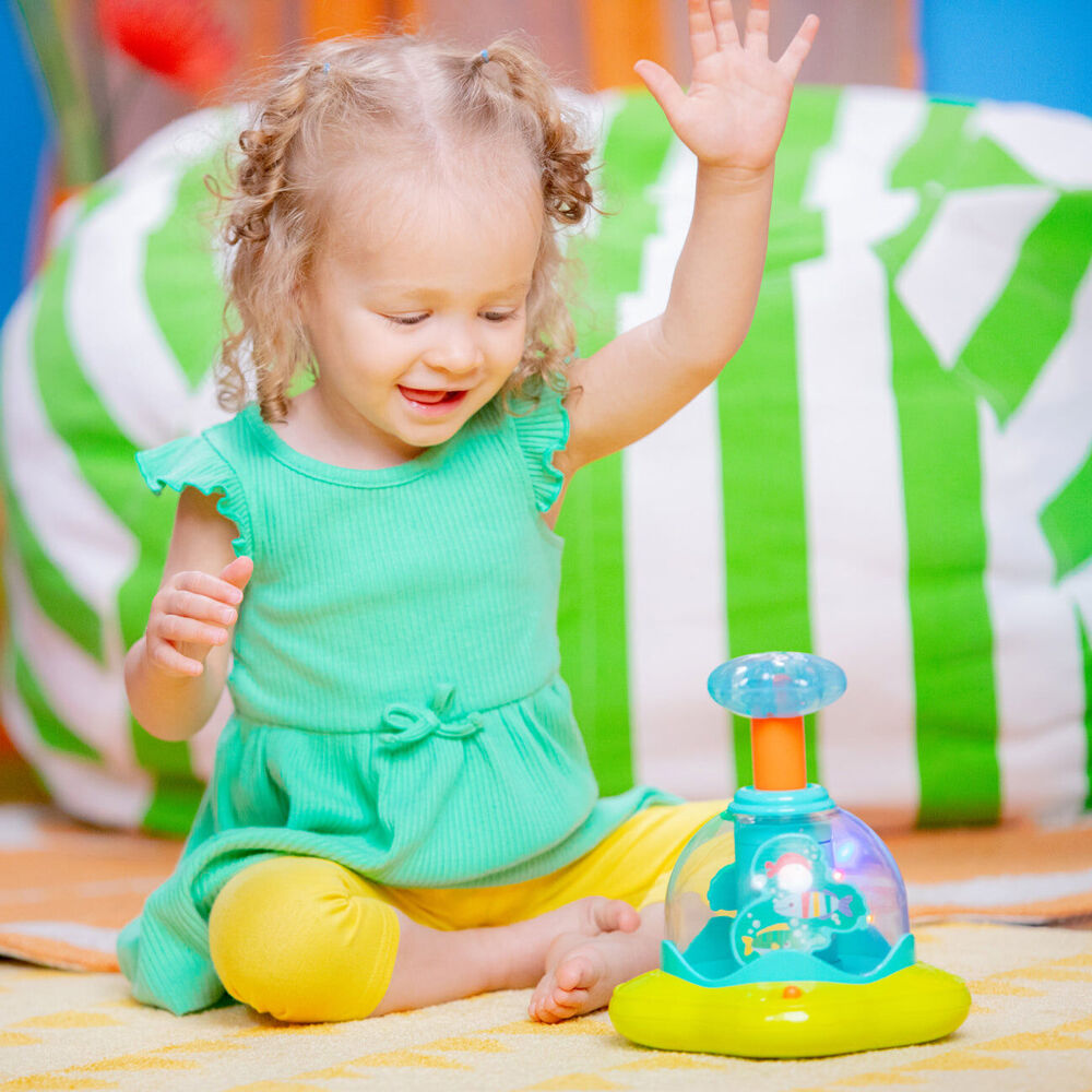 Bright Starts 6m+ Press & Glow Spinner Interactive Baby Toy w/Lights and Sounds — image 5