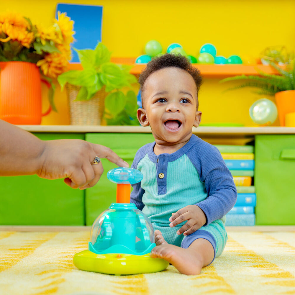 Bright Starts 6m+ Press & Glow Spinner Interactive Baby Toy w/Lights and Sounds — image 7