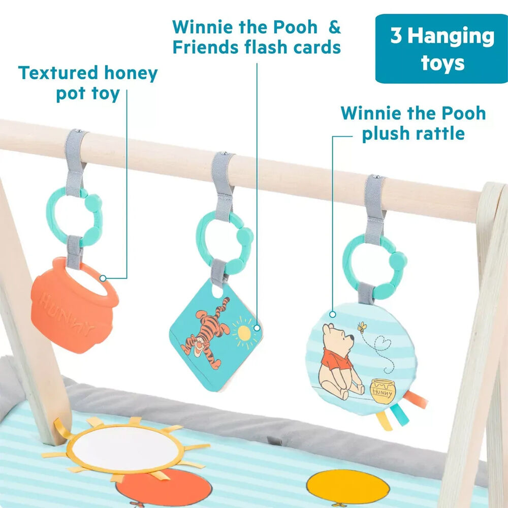 Bright Starts Once Upon a Tummy Time Activity Gym Winnie The Pooh 0-12m — image 4