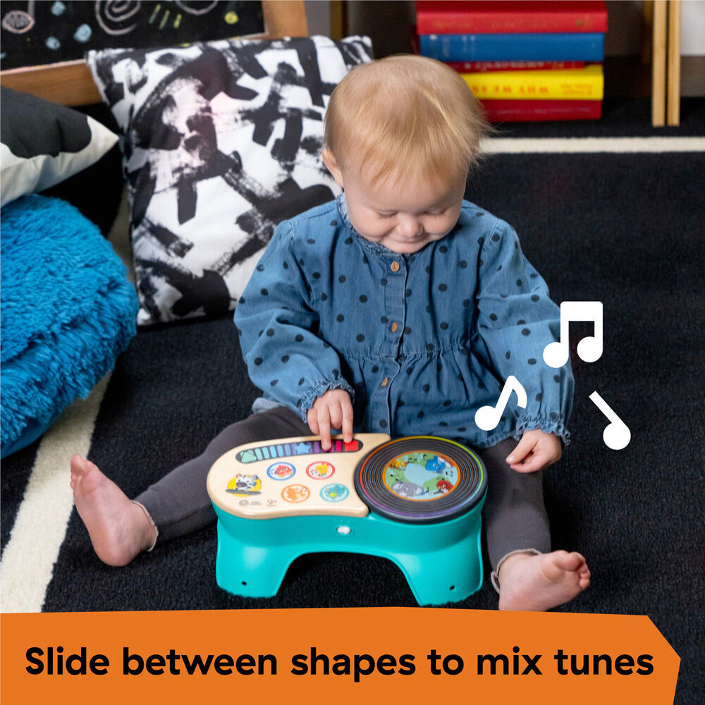 Hape 6m+ DJ Discovery Magic Touch Turntable Baby Toy w/Lights and Sounds — image 5