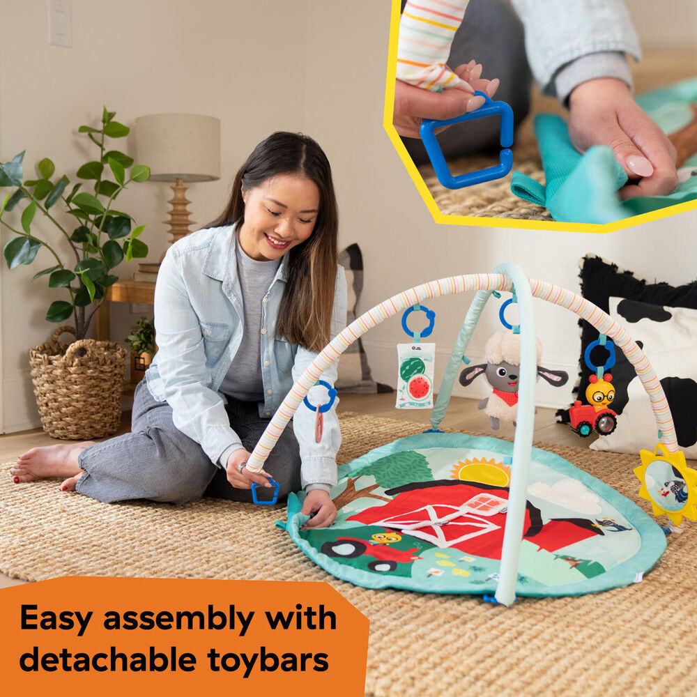 Baby Einstein 0m+ Farm Explorers Happy Harvest Touch & Feel Newborn Activity Gym — image 8