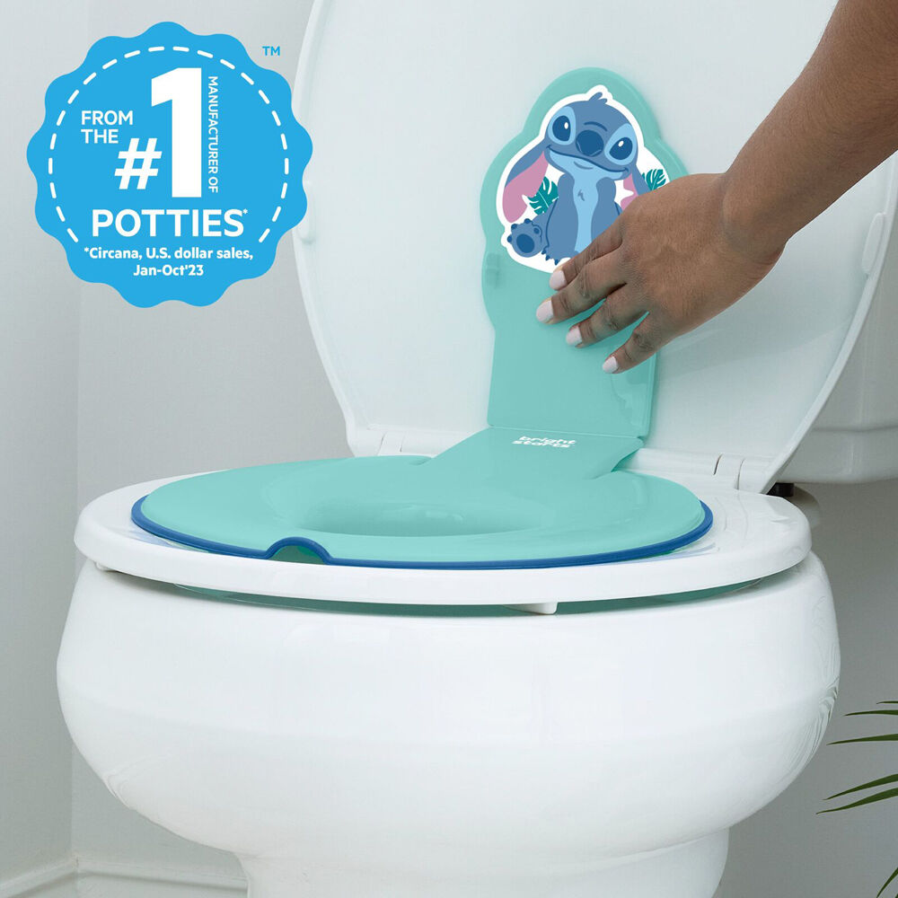 Disney Junior Blue 18m+ Stitch Flip & Sit Potty Seat Kid's Toilet Training Tool — image 3