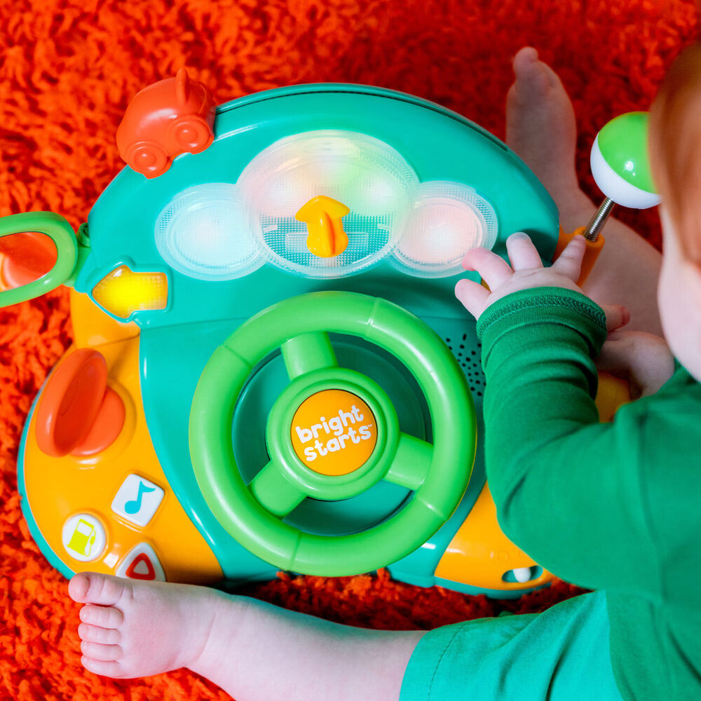 Bright Starts 6m+ Lights & Colors Driver Steering Wheel Interactive Baby Toy — image 2