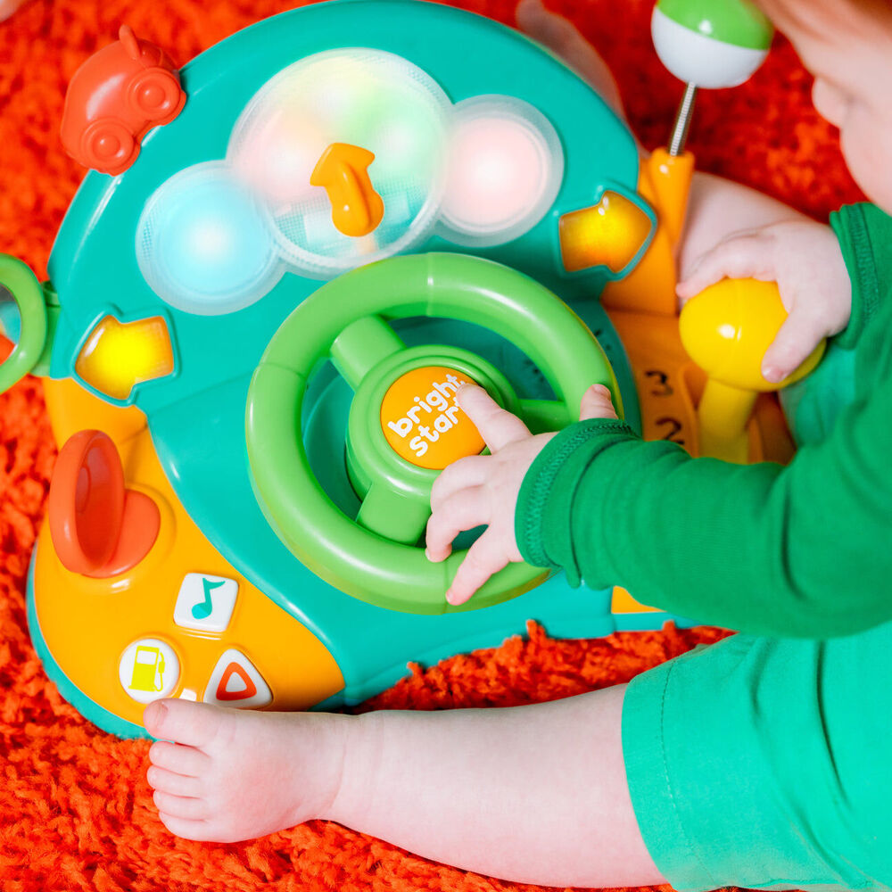 Bright Starts 6m+ Lights & Colors Driver Steering Wheel Interactive Baby Toy — image 3