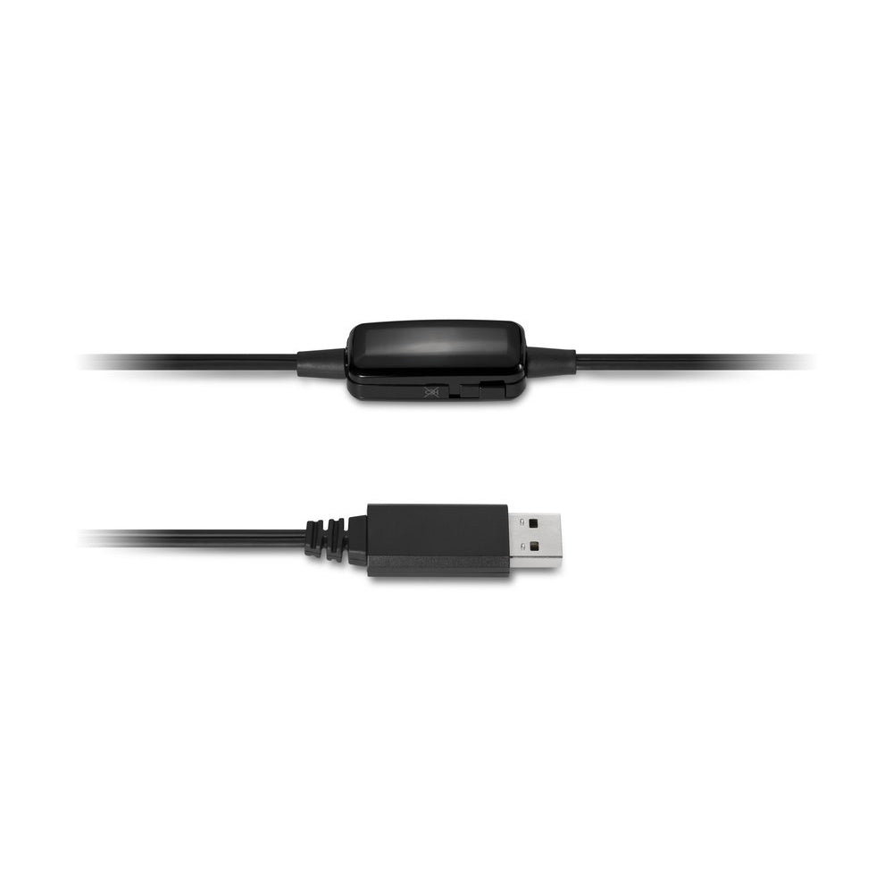 Kensington USB Mono Hi-Fi Headphones USB Headset Noise Cancelling Microphone — image 7