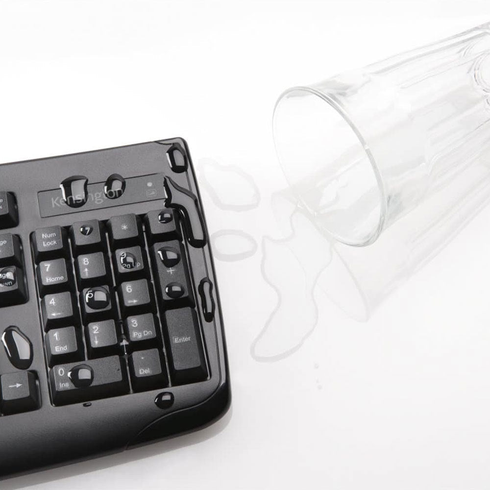 Kensington Pro Fit Wireless Mouse And Keyboard Set Spill Proof Black — image 2