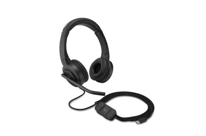 Kensington H1000 USB-C Headset Wired On-Ear Headphones For Laptop/Notebook Black — image 2
