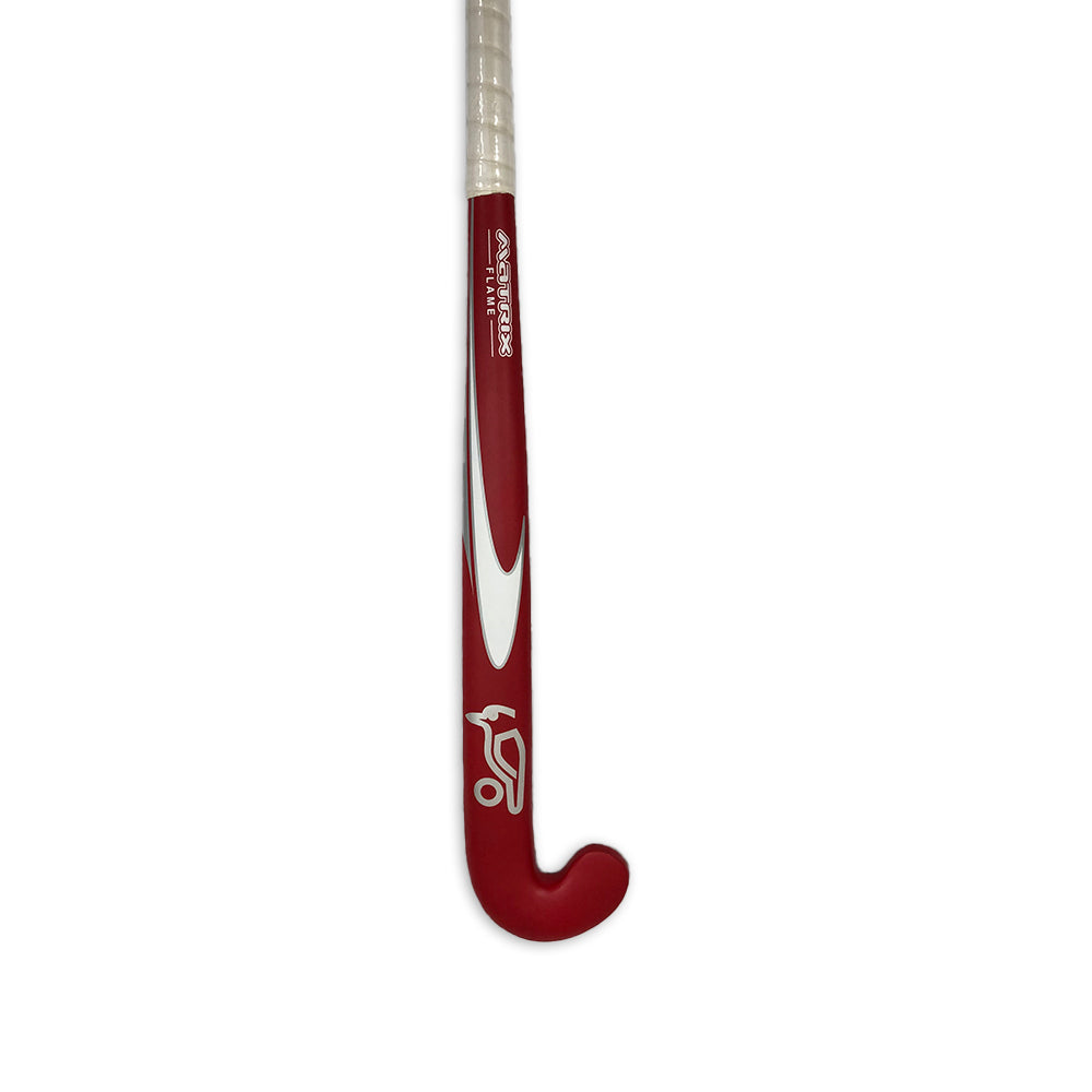 Kookaburra Sports Matrix Flame Wood Field Hockey Stick 37.5'' Long Red/White