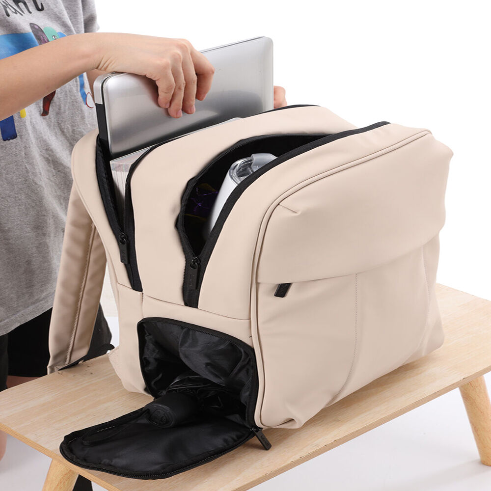 Kate Hill 40x32cm Beige Travel Bag Willow Backpack Water-Resistant Women's — image 9