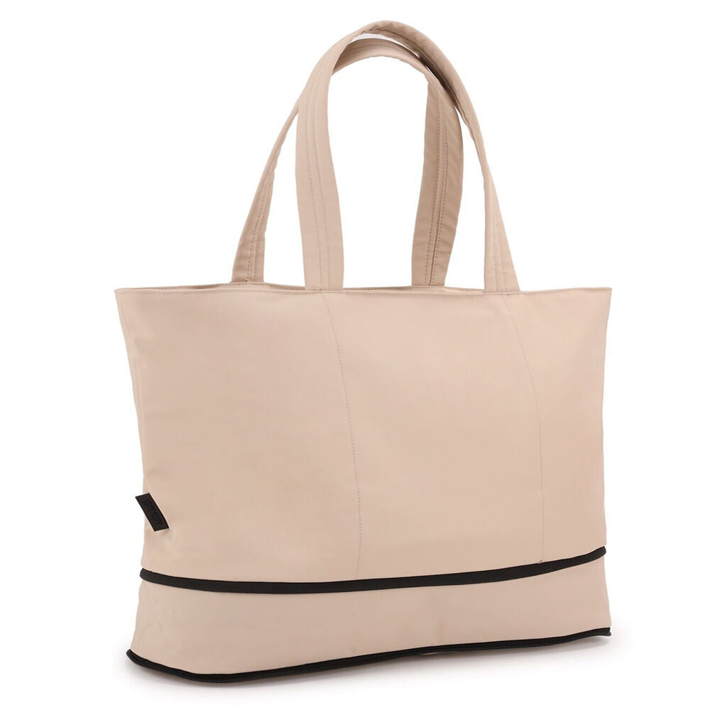 Kate Hill 50x34cm Beige Casual Willow Expandable Shoulder Tote Bag Women's — image 2