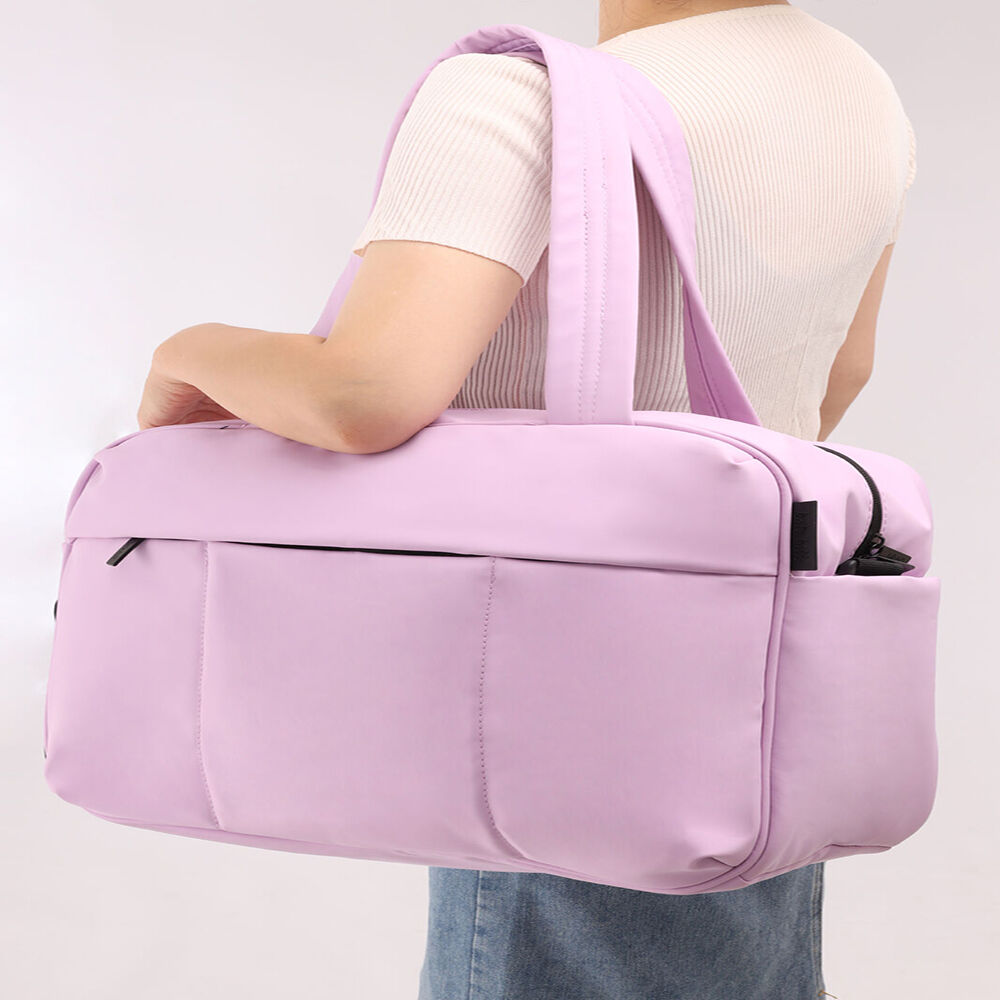 Kate Hill Women's Willow Duffle Overnight Travel Bag Water-Resistant 40cm Purple — image 6
