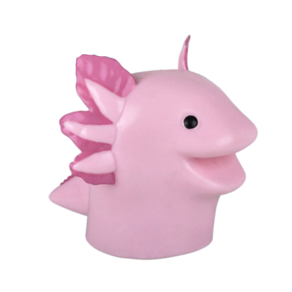 Keycraft Axolotl Hand Puppet Sensory Play Interactive Toy 11x13cm Assorted 3y+