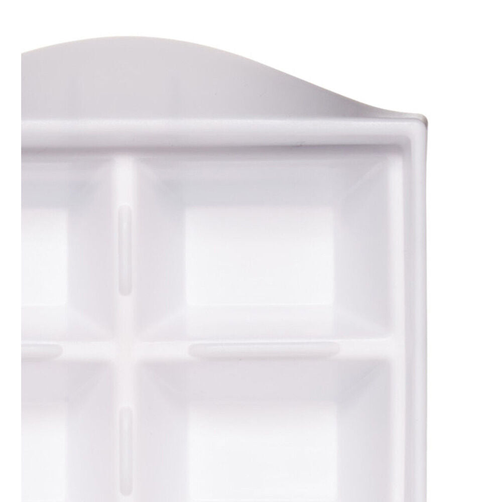 Barcraft Plastic Flexible 14-Ice Cube Tray Large Square Mould/Mold White — image 4