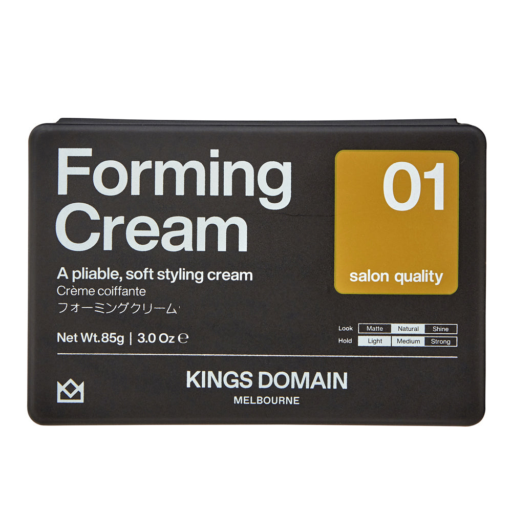 Kings Domain Melbourne Forming Soft Styling Pliable Cream Hair Natural Look