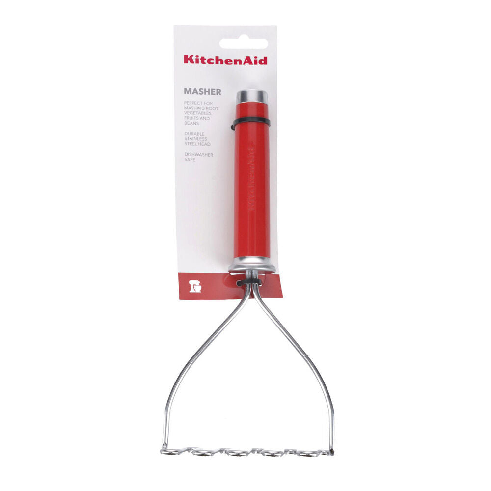 Kitchenaid Wire Handheld Potato Vegetable Masher Cooking Utensil Empire Red — image 3