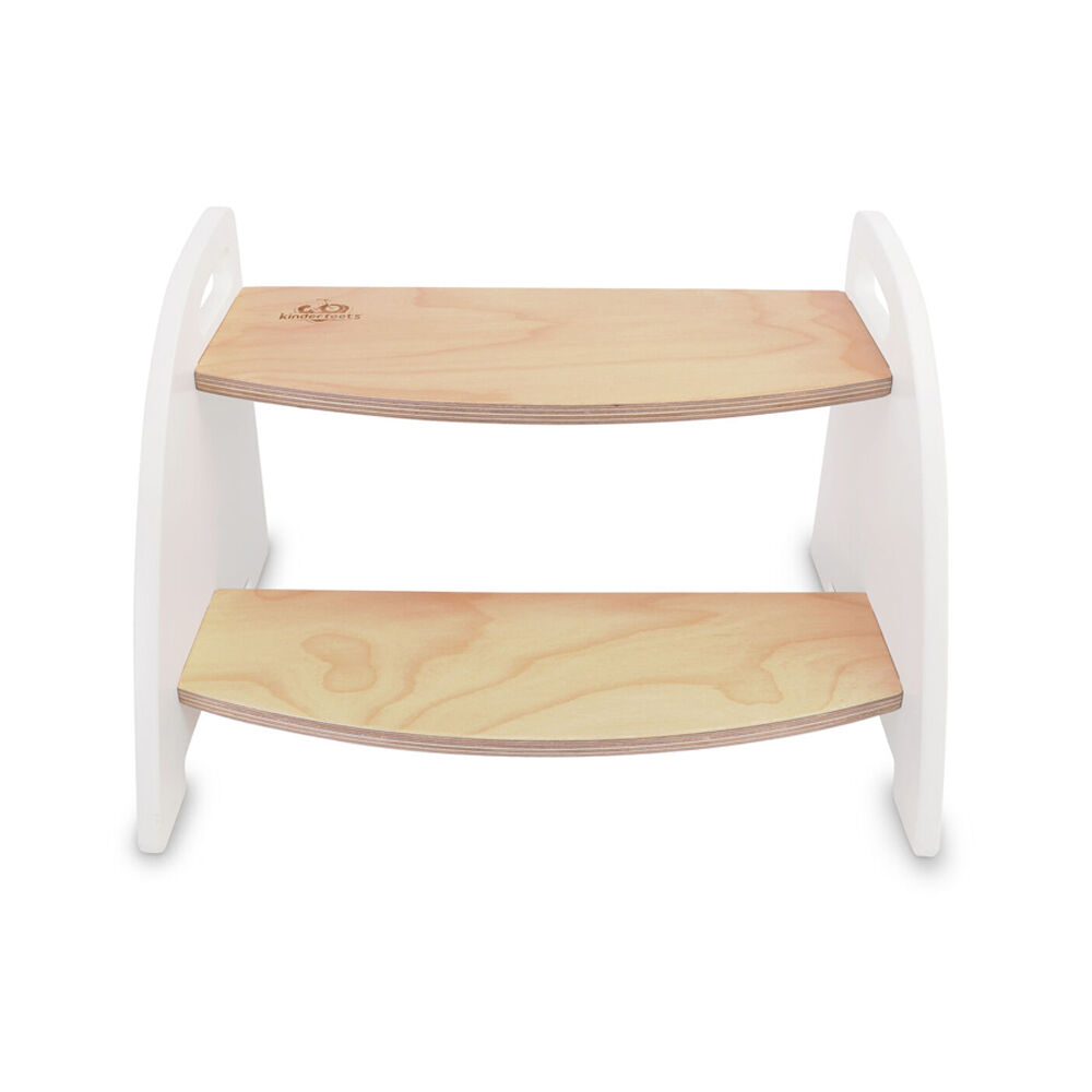 Kinderfeets Wooden Step Stool Chair Kids Natural 45x31.5cm 12m+