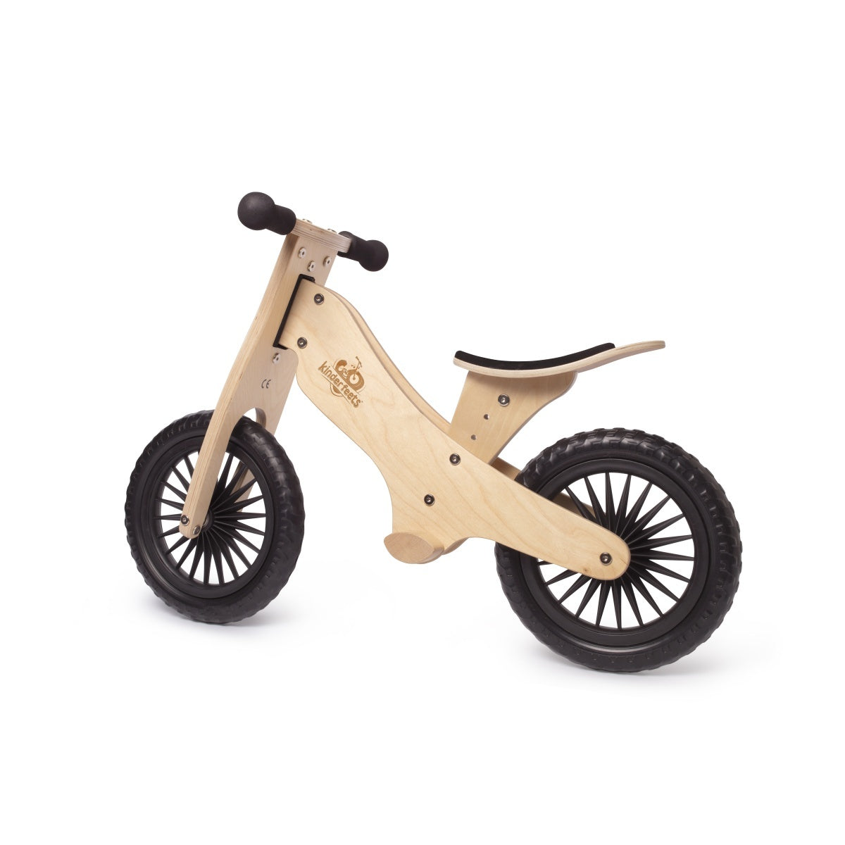 Kinderfeets 84cm Wood Balance/Training Bike Kids Fun Ride-On Toys Natural 2y+
