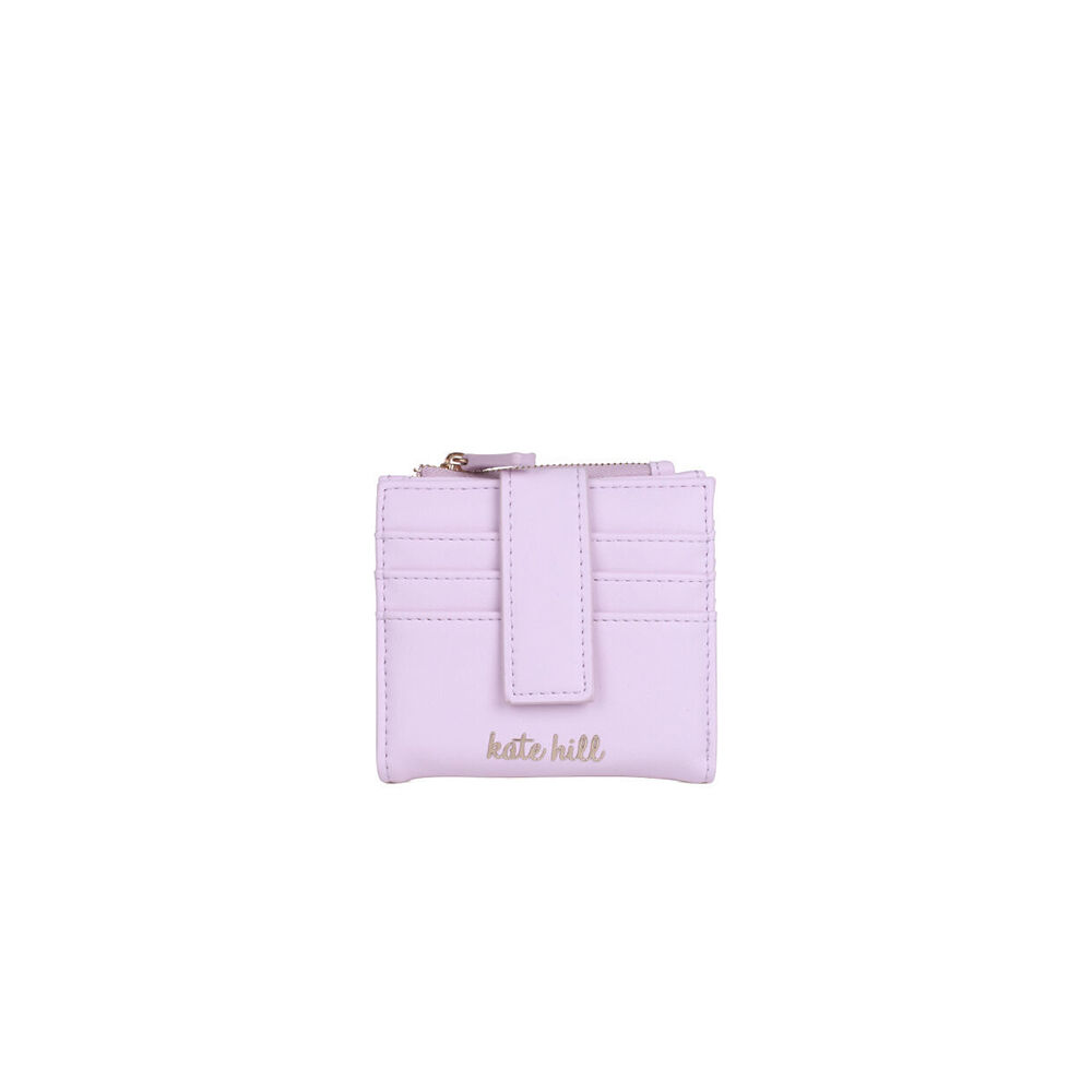 Kate Hill 11x10cm Lilac Wallet Piper Purse w/ 9 Card Holder Women's