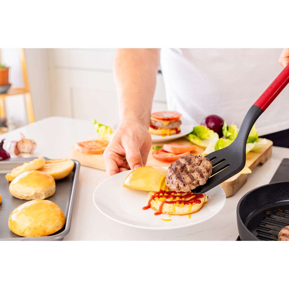 Kitchenaid Empire Red Classic Slotted Nylon Turner/Spatula Cooking Utensil — image 4