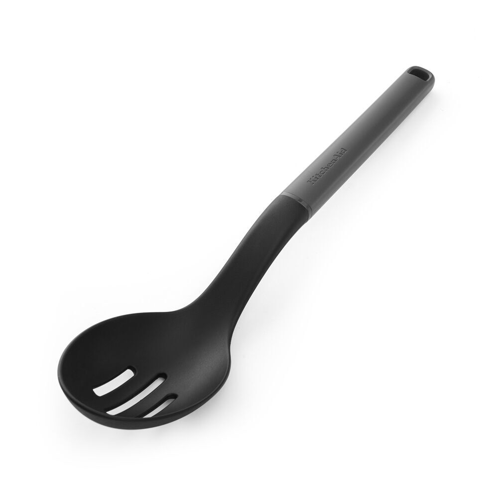 Kitchenaid Classic Slotted Nylon Cooking Spoon/Kitchen Utensil Charcoal Grey (2 Pack) — image 2