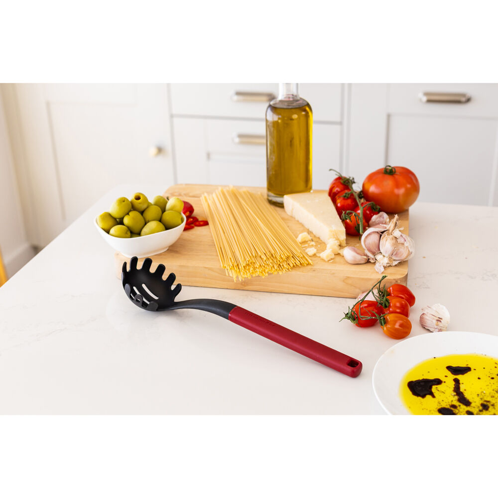 Kitchenaid Empire Red Classic Nylon Pasta Server/Spoon Cooking Utensil — image 3