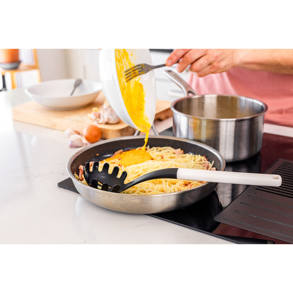 Kitchenaid Porcelain White Classic Nylon Pasta Server/Spoon Cooking Utensil — image 5
