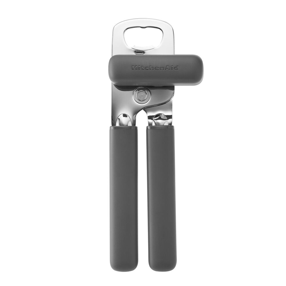 Kitchenaid Charcoal Grey Classic Multifunction Can Opener Kitchen Tool w/Bottle — image 2