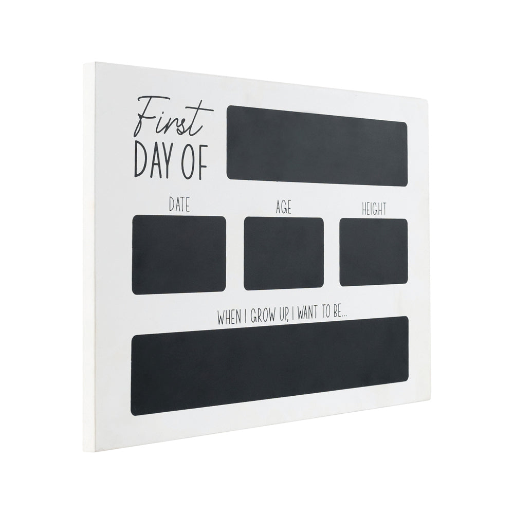 Splosh Kids By Splosh Children First Day of School Blackboard 31x21cm Black/WHT — image 2