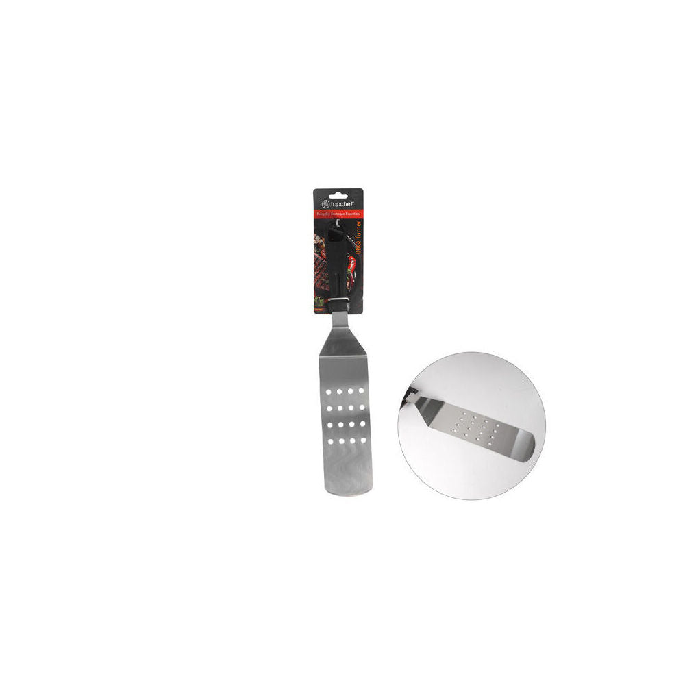 Topchef Black/Silver Stainless Steel Jumbo Barbeque Turner Spatula — image 2