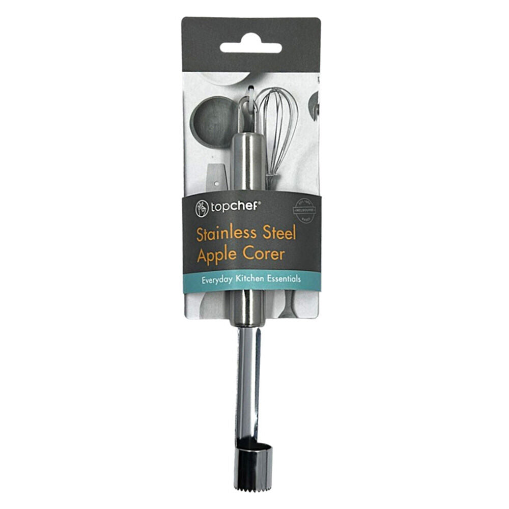 Topchef 19.5cm Silver Stainless Steel Apple Corer Kitchen Utensil