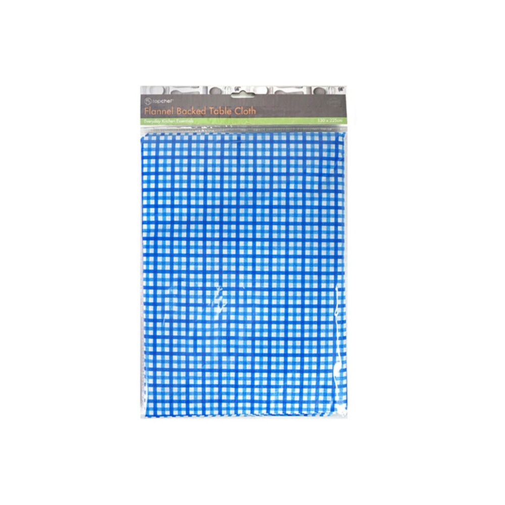 Topchef Checkered Dining Waterproof Tablecloth Flannel 12130x225cm Assorted